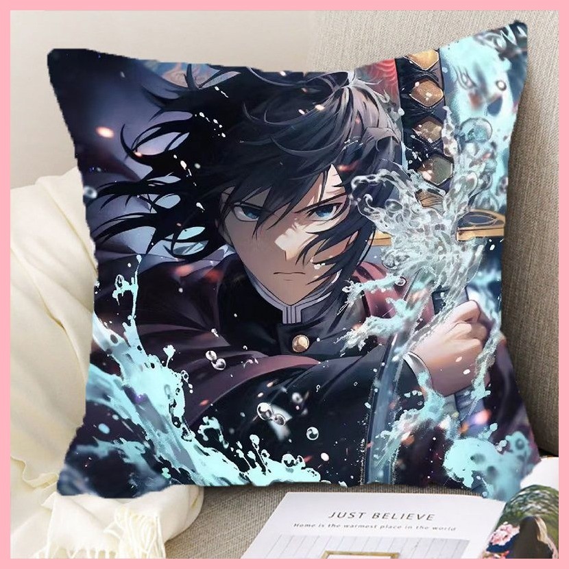 [GUYN] Gối Demon Slayer Tomioka Giyuu Tomioka Giyuu Gối Demon Slayer Hai Chiều Anime Gối Hoạt Hình S