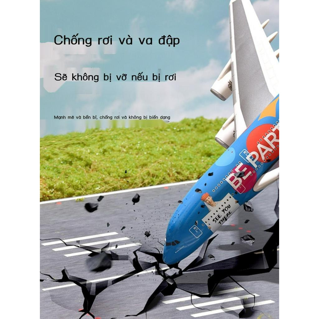 [Đa Năng] HERPA lắp ráp mô hình máy bay Airbus A380 Emirates Miracle E190 British Airways Virginlin