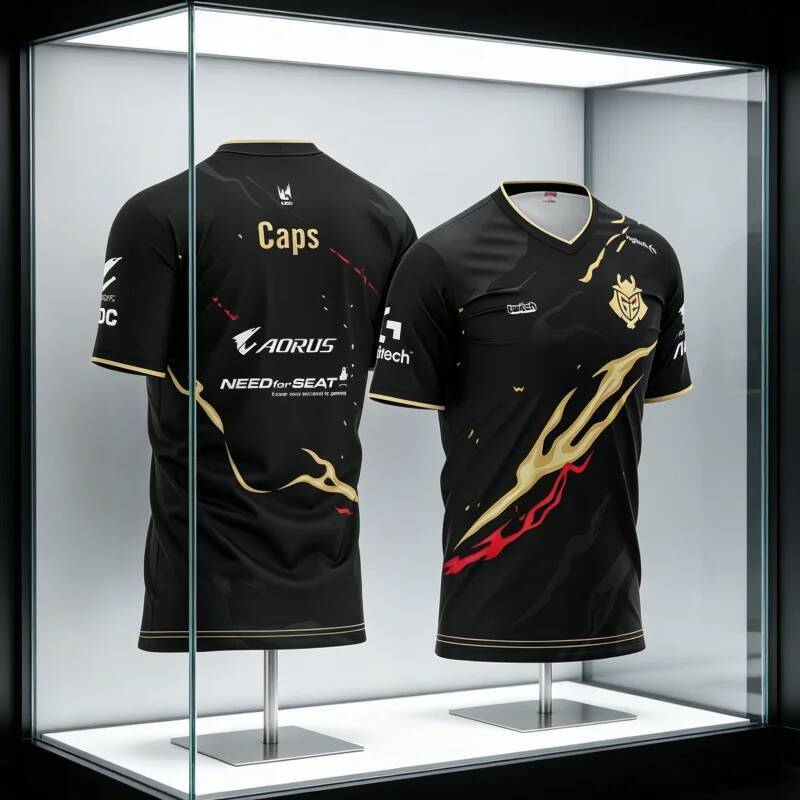 2026 Mới Nóng Mùa Hè G2 Esports Thể Thao Jeresy Game LOL CSGO Essentials Áo Thun Thoáng Khí Nam Nữ T