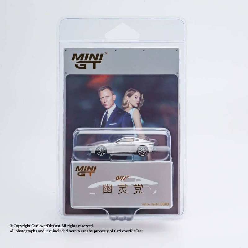 MINIGT 1: 64 #910 Mẫu xe hợp kim bạc Aston Martin DB10