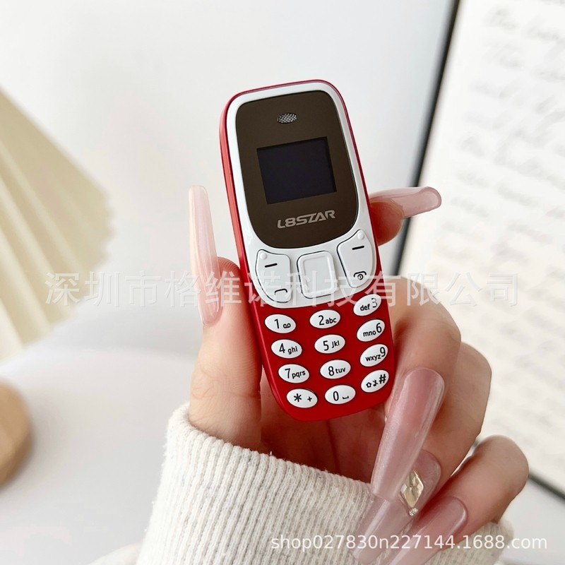 L8star bm10 Siêu Nhỏ Điện Thoại Di Động Mini Thẳng Bluetooth Nút Quay Số Thẻ Kép Điện Thoại Di Động