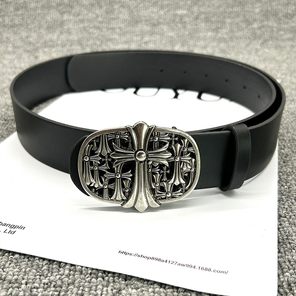 Thắt lưng nam style Chrome Heartsclassic star pattern, retro thời trang