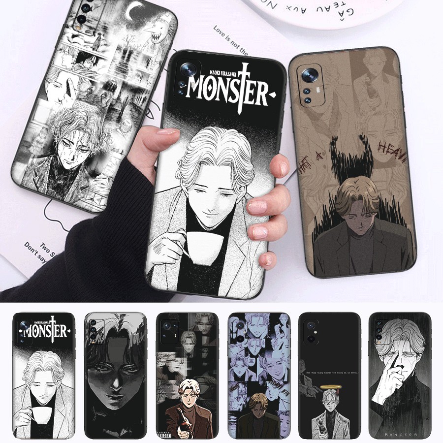 Hoạt Hình Johan Liebert Cho Redmi K20 K40 K60 K70 Pro K50 Gaming A3 A3X TPU Spot Đen Nhựa Mềm