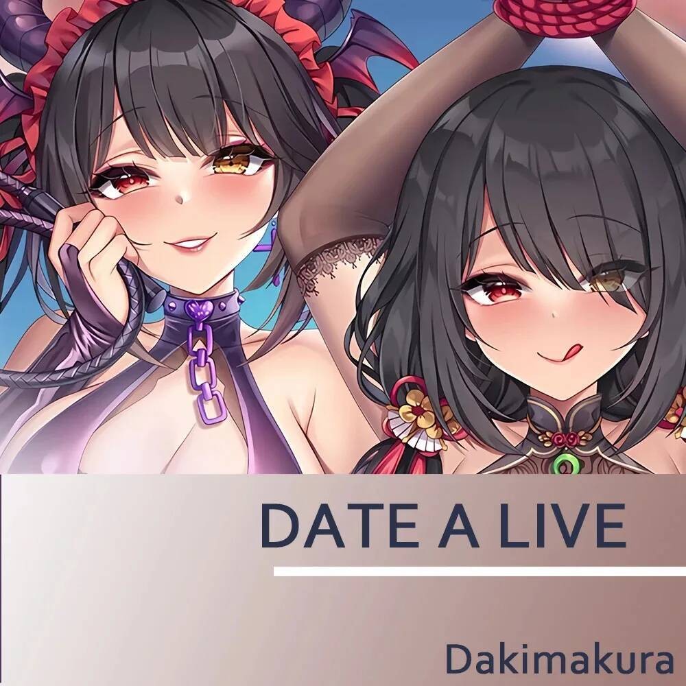 Tokisaki Kurumi Dakimakura NGÀY A LIVE Anime Cover Hing Gối Đệm Otaku Full Body Vỏ Gối Bộ Đồ Ga Gối