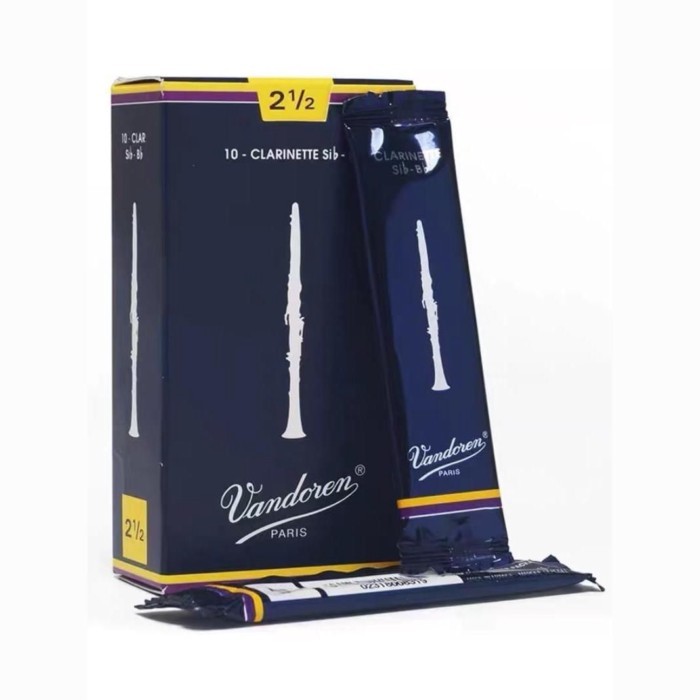 Vandoren Vandoren Vandoren Blue Box Clarinet Black Tube Còi Blade B-Drop Reed Nhập Khẩu Từ Pháp 2.5 
