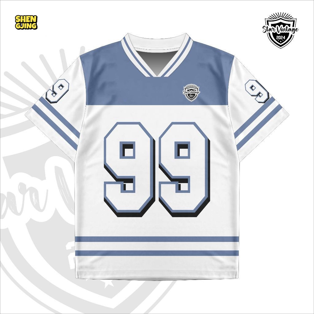 Áo Jersey Star Vintage Số 99 / Vintage / Bola / NFL Jersey Dạo Phố