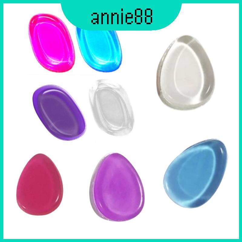 Silicone Jelly Professional Powder Puff Collection Super Soft Squishy Leaf Shape Drop Chống dính
