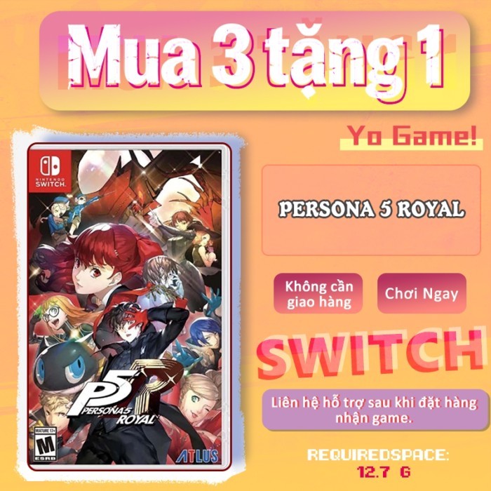 Persona 5 Royal Nintendo Switch  Mua 3 Tặng 1