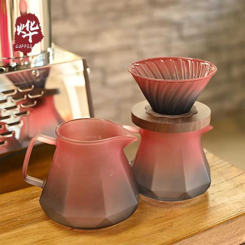 Ye Weika Blackberry Sharing Pot Thủy Tinh Chịu Nhiệt V60 Bình Pha Cà Phê Hand-brew