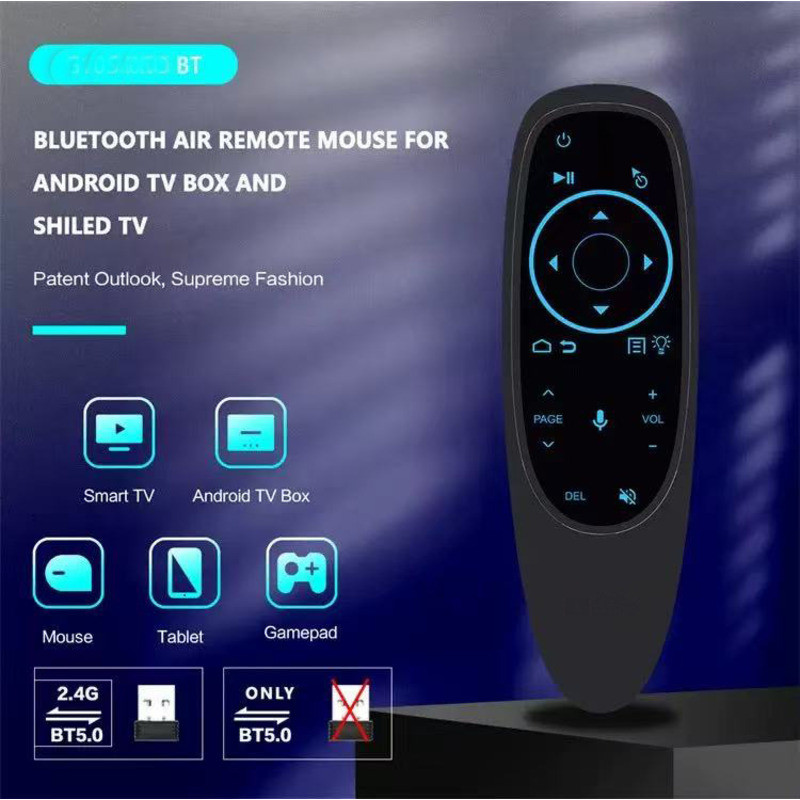 Ngoại Thương Air Flying Mouse 2.4G Bluetooth không dây Smart Voice TV Điều khiển từ xa G10S PRO
