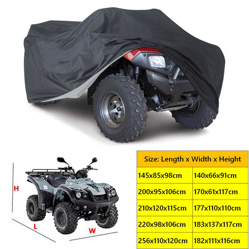 ATV Cover 210D ATV Chống Nắng Chống Mưa Chống Bụi Vỏ Xe ATV Vỏ Xe