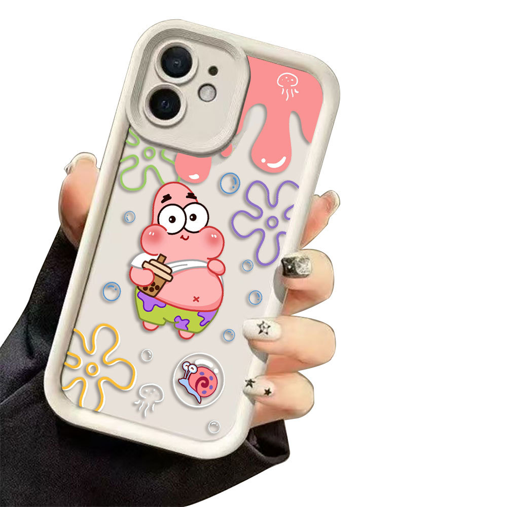 SpongeBob Patrick Star Tùy Chỉnh Ảnh Ốp Lưng Điện Thoại Samsung Galaxy F06 S20 S21 S22 S23 S24 FE S2