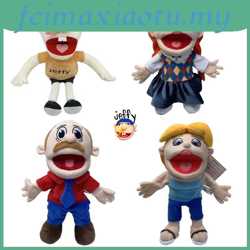 40cm Jeffy Con Rối Búp Bê Jeffy Tay Con Rối Sml Jeffy Con Rối Gia Đình Thật Jeffy Zombie Cậu Bé Tay 