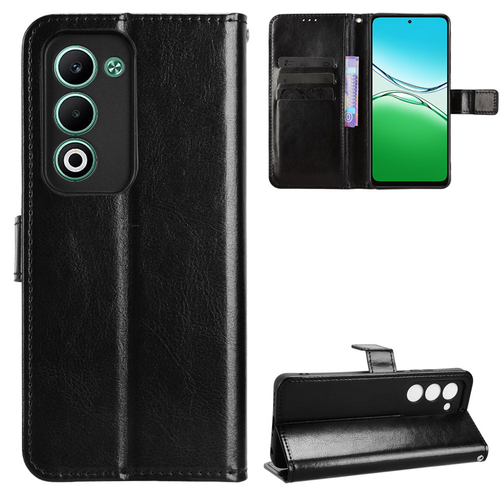 Ốp Điện Thoại Da Cho OPPO A5 A5i Pro A5X A5M Chân Đế Bảo Vệ Túi Điện Thoại