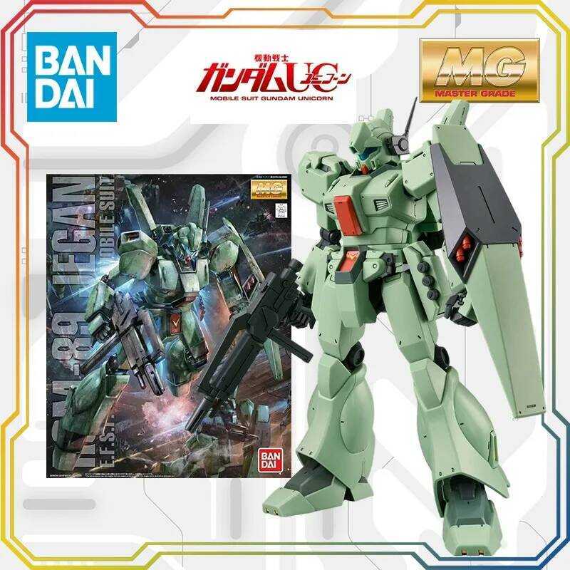 BANDAI MG 1/100 MOBILE SUIT GUNDAM UNICORN Jegan Type-D Anime Action Figure Assembly Toys Model Gift