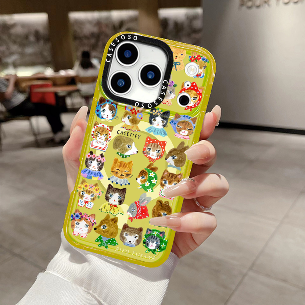 Ốp Sạc Từ Tính Không Dây Tương Thích Cho IPhone16E 14PLUS 11 12 13 15 16 17 Pro Max Cover Aiko Fukaw