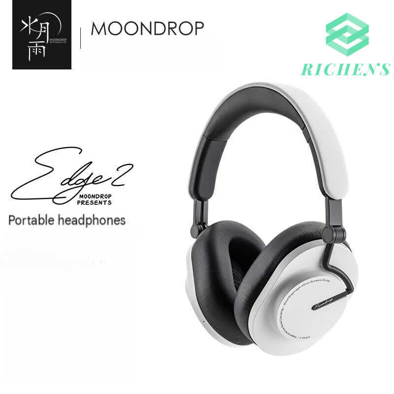 Tai nghe Moondrop Edge2 không dây HIFI khử tiếng ồn chủ di động, có thể gập lại, Bluetooth