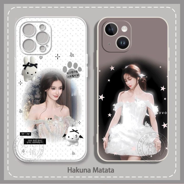 Ốp điện thoại di động bầu không khí ngọt ngào của Angelababy Thích hợp cho Apple, Huawei, Xiaomi, Re