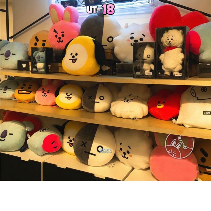 Búp bê bt21 Hàn Quốc búp bê lớn gối búp bê BTS BTS ngoại vi Jungkook đồ chơi sang trọng