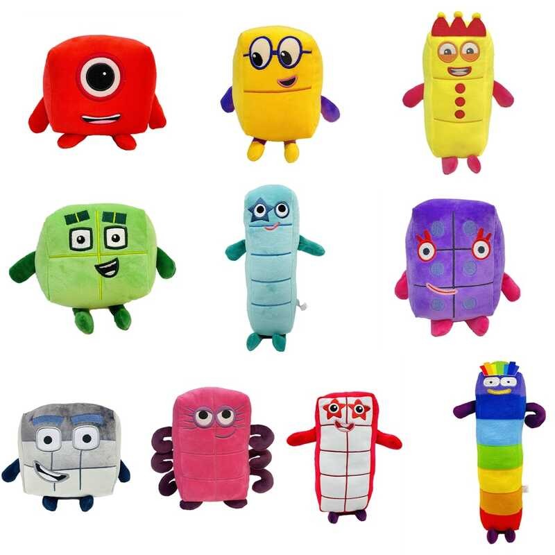 Sản phẩm mới Numberblocks Numberblocks Number Blocks Đồ chơi sang trọng Búp bê trẻ em Toán học Khai 
