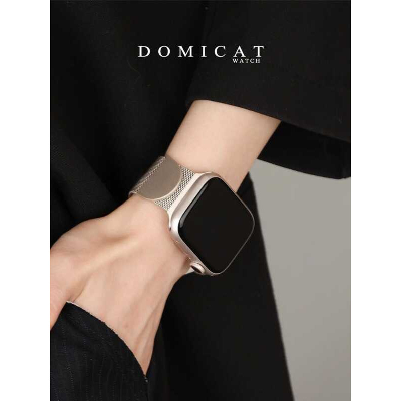 Thích hợp cho iwatchS10 Apple Watch Watch watch8 Thoáng Khí se Kim Loại Từ s7 Nam Nữ Thế Hệ 65