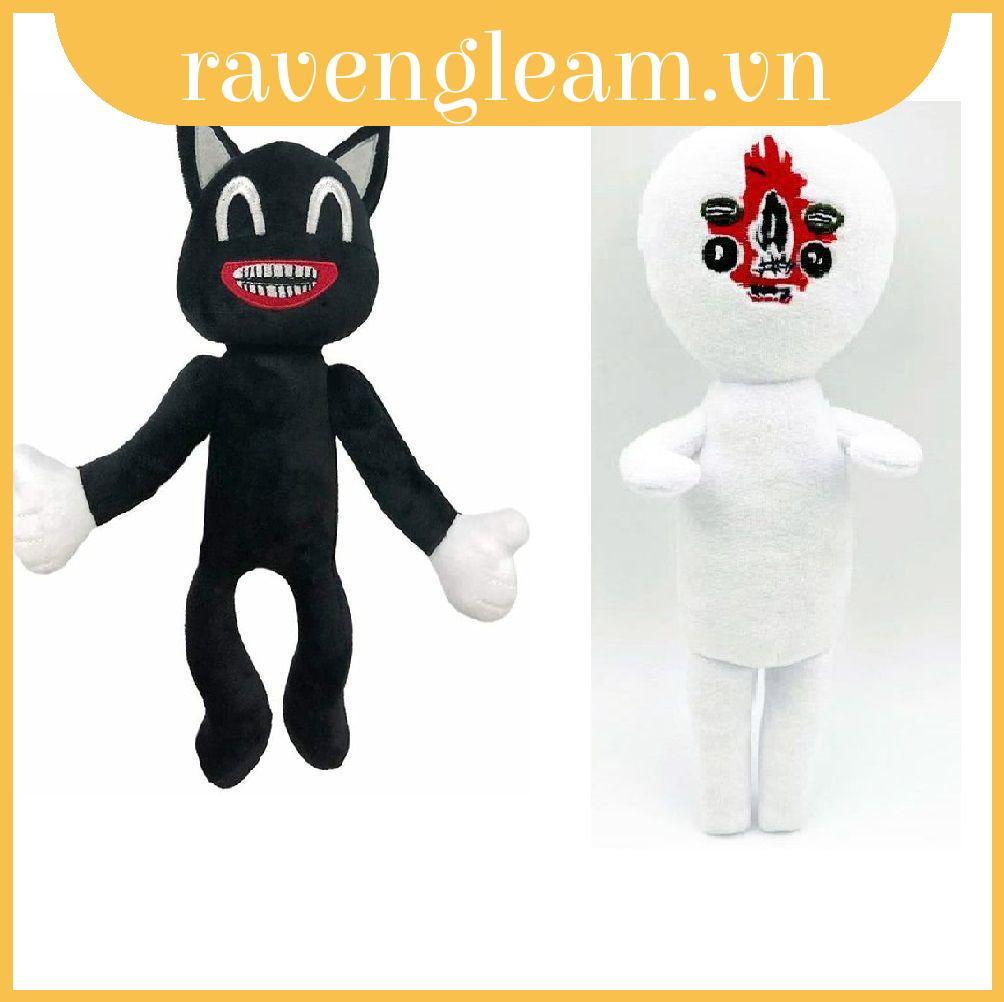 Set 2 đồ chơi nhồi bông Hình Mèo Đen Scp 173