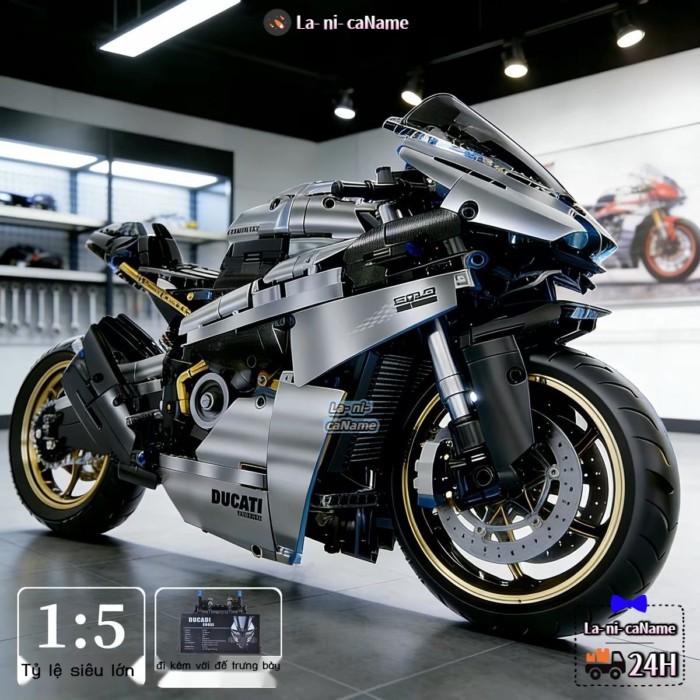 M1000RR Xe Máy Khối Xây Dựng Người Lớn Khó Mô Hình Lớn Đồ Chơi Lắp Ráp Xếp Hình