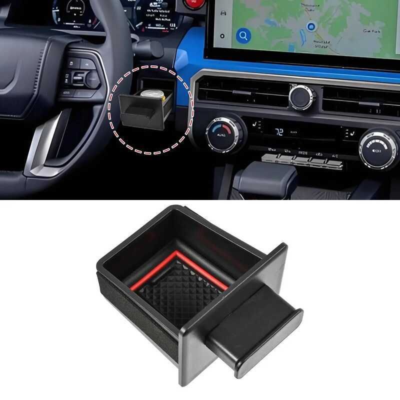 Bảng Điều Khiển Trung Tâm Tổ Chức Thêm Bánh Xe Hộp Bảo Quản Tay Khay Phụ Kiện Nội Thất Ô Tô Cho Xe T