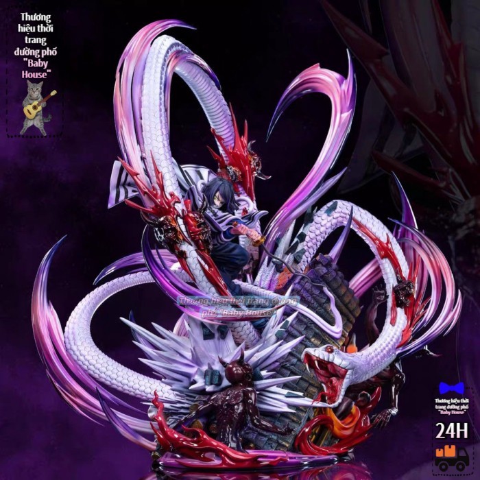 Demon Slayer: Kimetsu No Yaiba Figure, Iguro Koba, Tomioka Giyuu, Flame Pillar, Tongmo Model, Limit