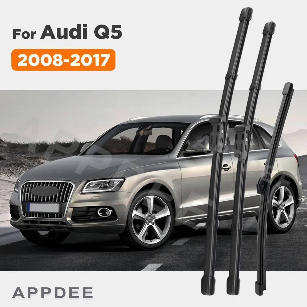 APPDEE Khăn Lau Cho Xe Audi Q5 2008-2017 2009 2010 2011 2012 2013 Khăn Lau Trước & Sau Lưỡi Lau Kính