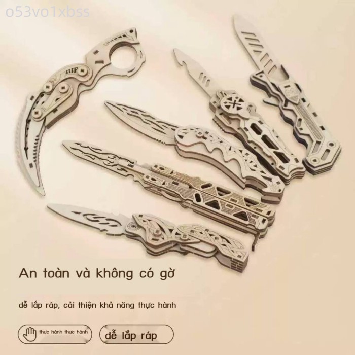 [GIÁ SỐC] Mô Delta Force bằng gỗ mới, 3D hình con dao quân sự, đồ chơi lắp ráp game CSgo đang bán c