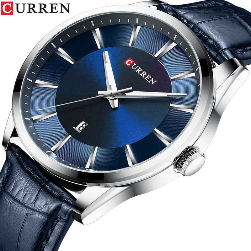 CURREN CURREN 8365 Dây Đeo Lịch Đồng Hồ Nam Đồng Hồ Thạch Anh Nước Đồng Hồ Nam Kinh Doanh