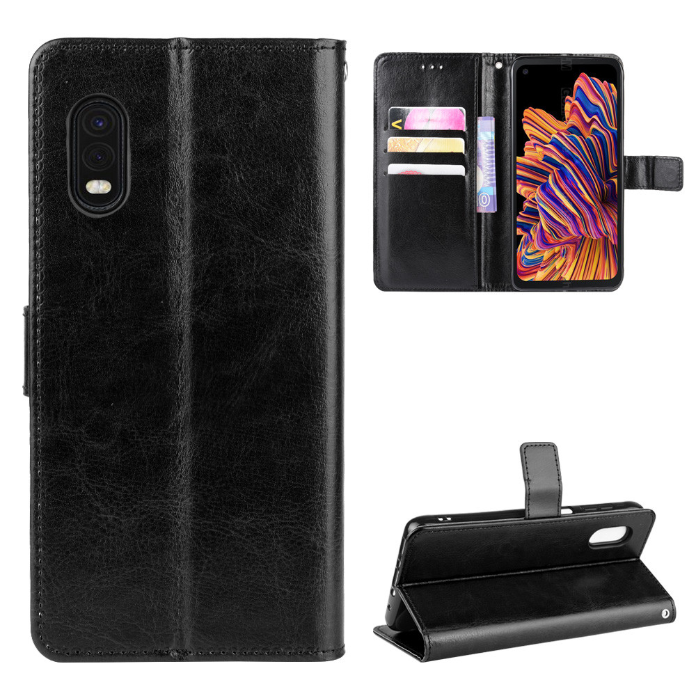 Ví Da Dành Cho Samsung Galaxy XCover Pro Xcover 5 6 7 Pro S9 S10 Plus S10E S9 + S10 + Khe Cắm Thẻ Lậ