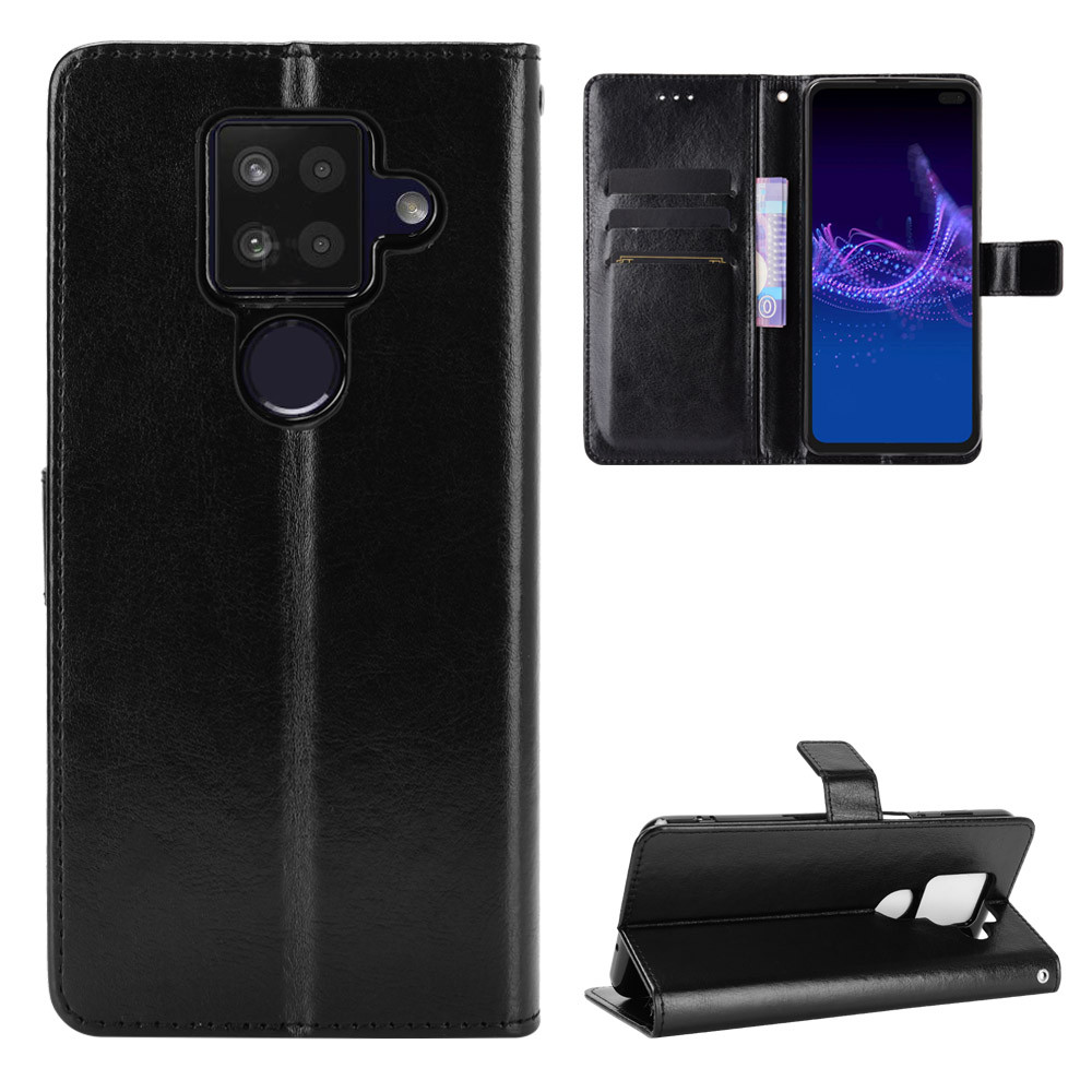 Ví Da Dành Cho Sharp Aquos Sense 3 4 Plus Lite Sense 5G Sense4 Plus Khe Cắm Thẻ Lật Vỏ Điện Thoại