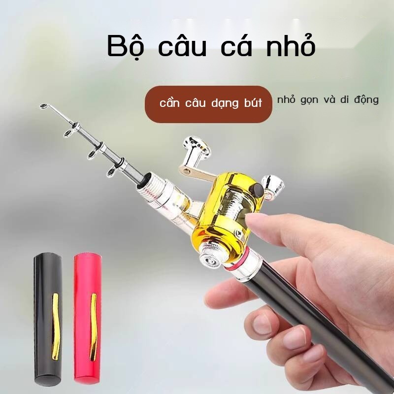 Cần biển mini mới, đoạn siêu ngắn, bỏ túi, casting, thu nhỏ, bộ cần câu lure