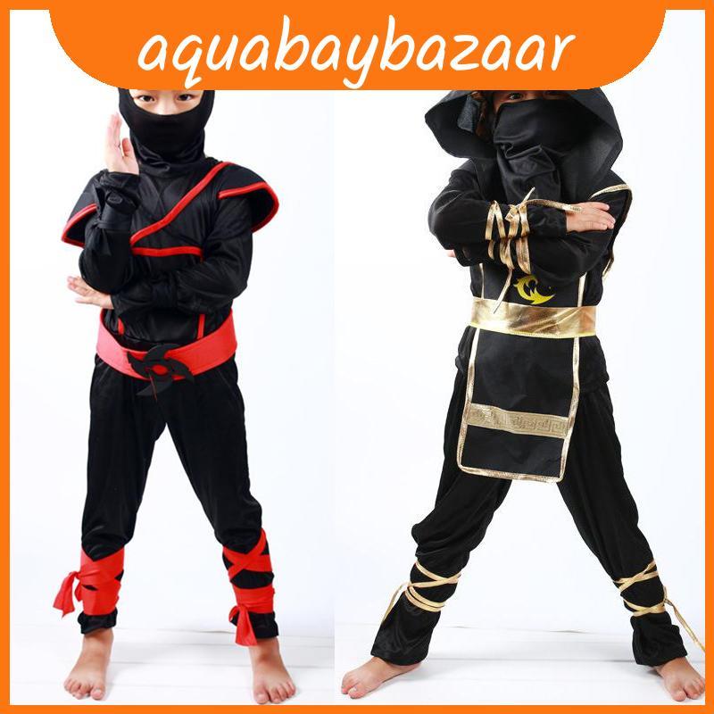 Trang phục Ninja Assassin Samurai nhẹ nhàng và mượt mà cho bé trai từ 4 đến 12 tuổi