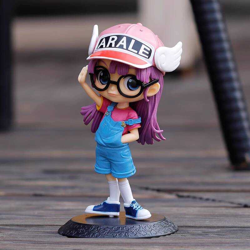 Qposket Arale Hình Arale Tóc hồng IQ Dr. Mô hình trang trí Xiaoyun Trang trí bánh Quà tặng trẻ em
