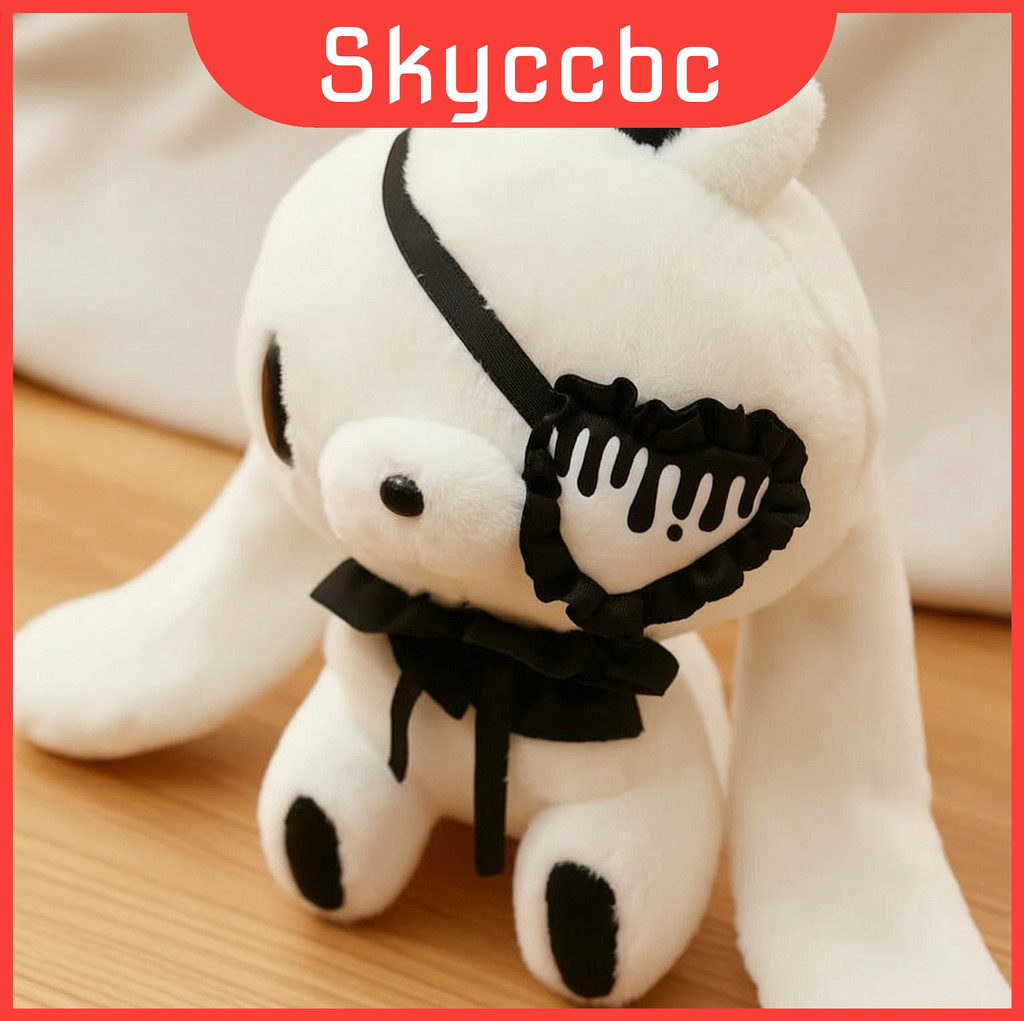 Miếng dán mắt Gloomy Bunny Gothic Cartoonstyle Hình sang trọng có vòng treo cho bàn làm việc văn phò