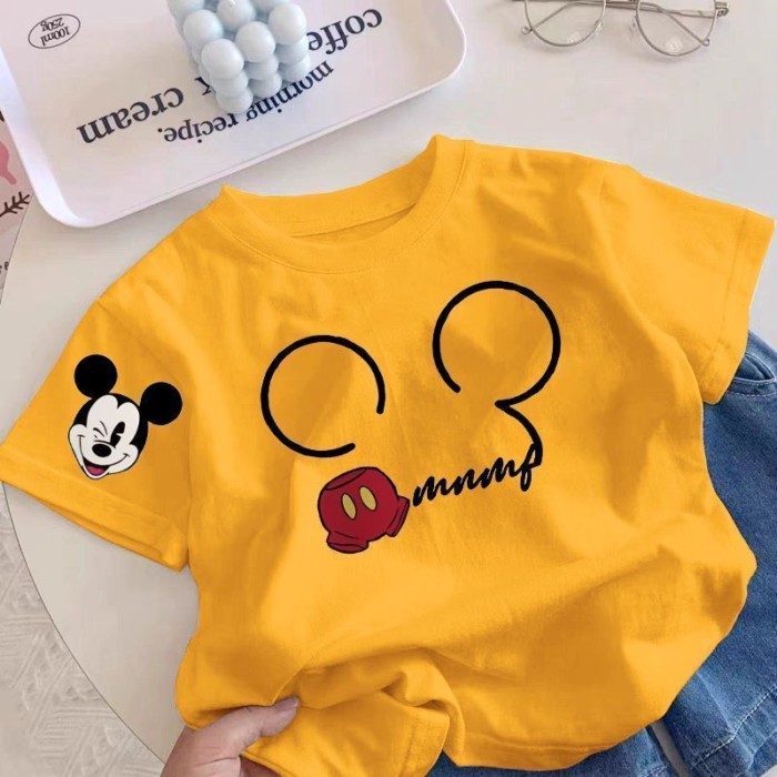 New Style Short-sleeved T-shirt For Boys And Girls, Thin Summer Boys' Cartoon Children's Summe