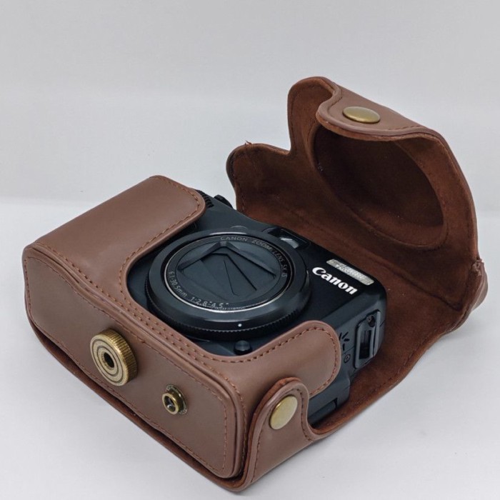 Vỏ Máy Ảnh Mới Túi Máy Ảnh Thích Hợp Cho Canon G12 G10 G11 Bao Da G11 Bao Da G11 G12 G10 Bao Da Came