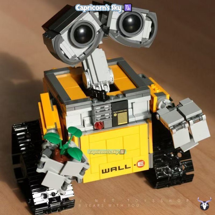 đồ trang trí mô hình đồ chơi lắp ráp Wall-E Wall-E và Eva
