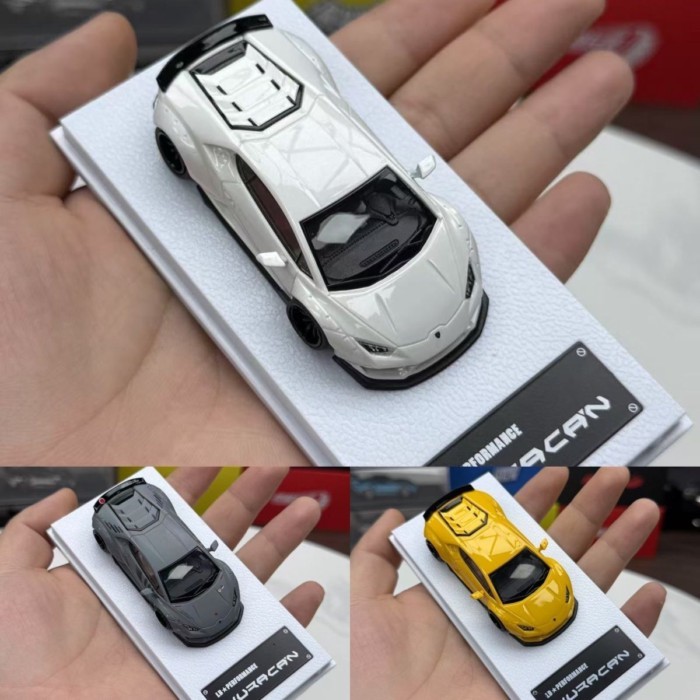 MJ 1: 64 Bão Lamborghini Huracan LP610 Bê Rộng Thân Xe Nhựa Sửa Đổi Mô Hình Xe Ô Tô Mô Hình