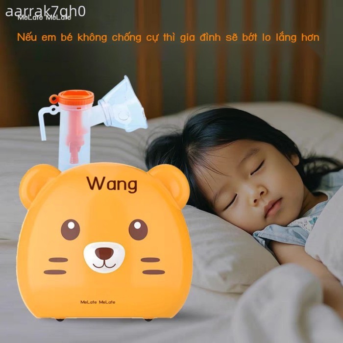 [VIP] Máy Meditech, hình con hổ hoạt hình, cho trẻ em, máy phun sương tế, thiết bị y tế di động