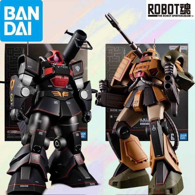 Bandai Robot Spirits MS MUSEUM YMS-09 Prototype Dom MS-06K Zaku Cannon 12.5-13cm Action Figure ABS P