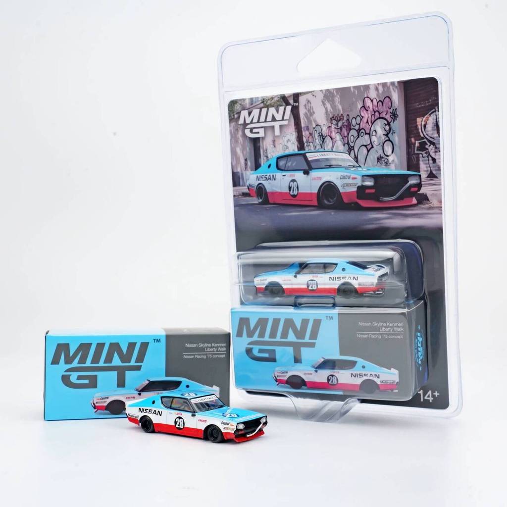 MINI GT 1: 64 Nissan Nissan Nissan Skyline Kenmeri Mẫu xe hợp kim #1212