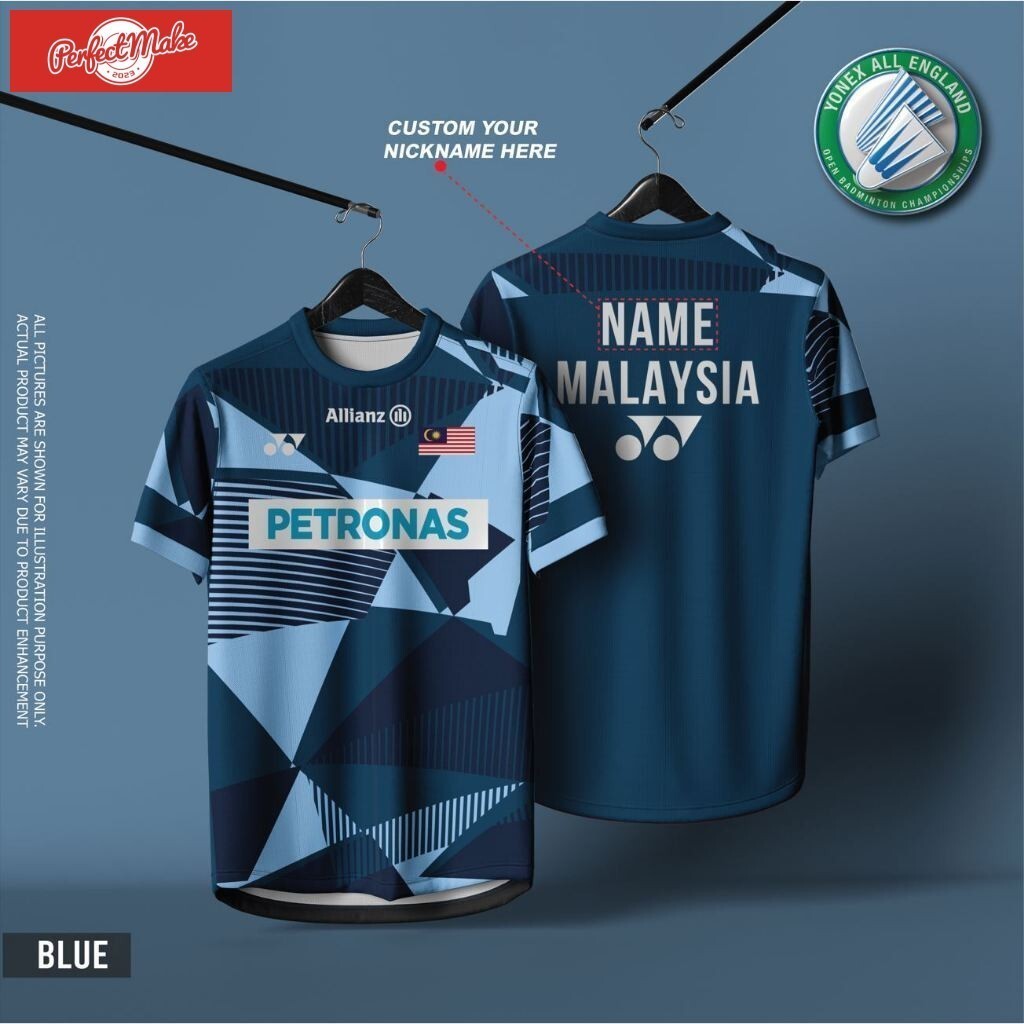 MALAYSIA BADMINTON JERSEY (ALL ENGLAND 2026), JERSI BADMINTON MALAYSIA 2026 (ALL ENGLAND)
 Áo thun