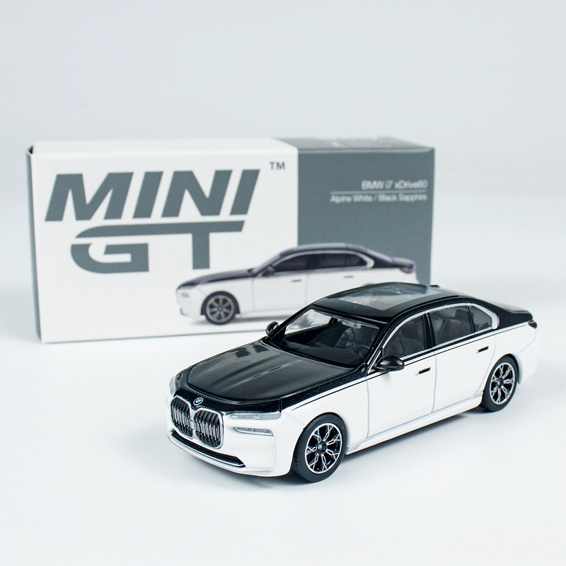 MINIGT 1: 64 BMW i7 xDrive60 Alpine Xe Hợp Kim BMW Xe Mô Hình Quy Mô Nhỏ