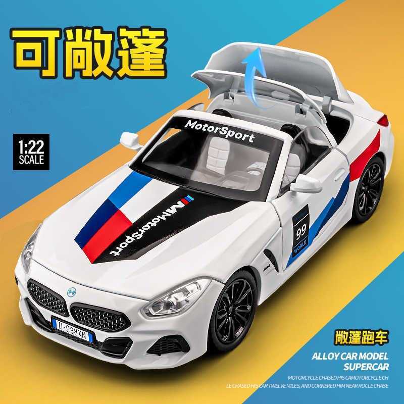1: 22 BMW Z4 Phiên Bản Chuyển Đổi Hợp Kim Xe Mô Hình Mô Phỏng Xe Thể Thao Bộ Sưu Tập Đồ Trang Trí Đồ