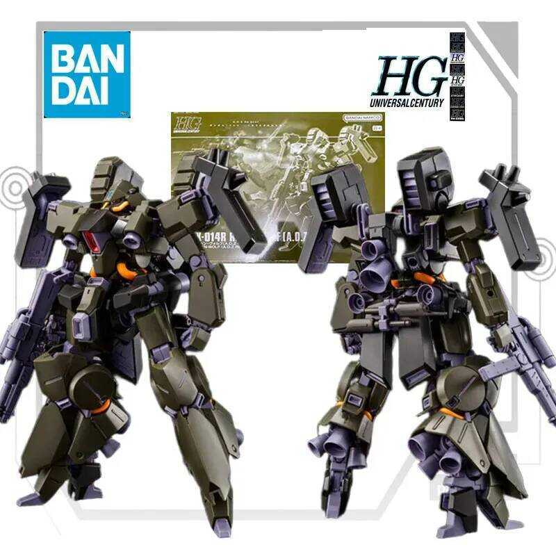 Bandai MODEL KIT GUNDAM HG 1/144 AMX-014R REBEN-WOLF Anime Action Figure Assembly Toys Model Gifts F