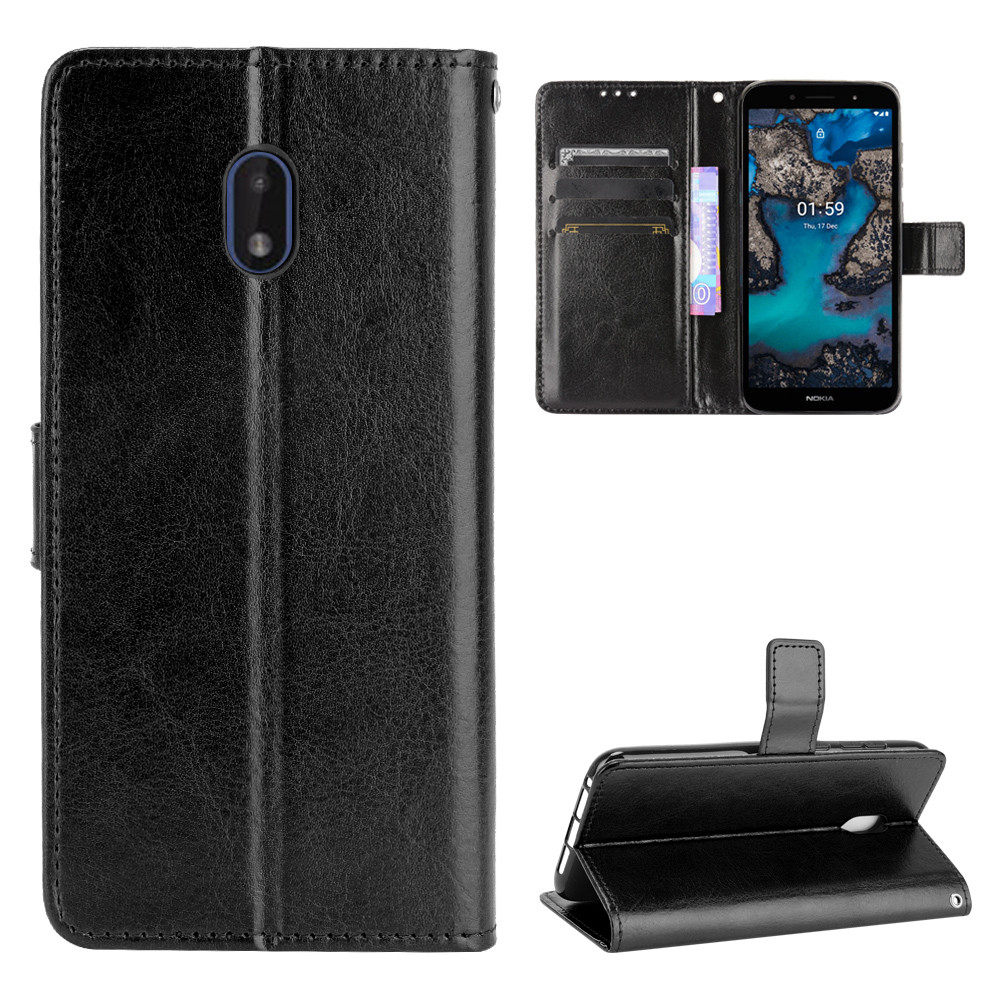 Ví Da Dành Cho Nokia 1 Plus Nokia C3 C2 C02 C01 C1 Plus C2 Tava Tennen Khe Cắm Thẻ Lật Vỏ Điện Thoại